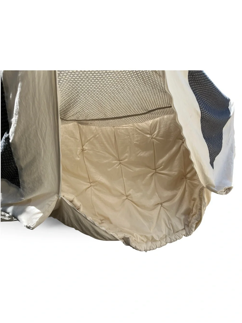 Earthsake 100% Wool Organic Cotton Cover with Navy Comforter Cover Twin 68x88